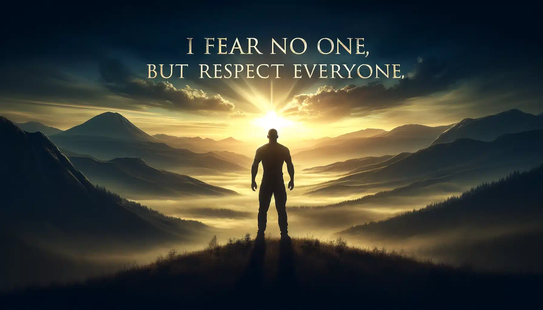 I Fear No One, But Respect Everyone. – Tymoff