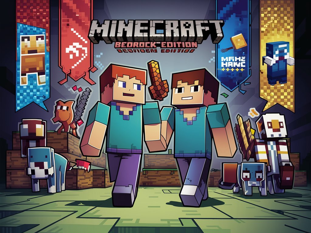 Minecraft: Bedrock Edition (2011) – Game Icons and Banners